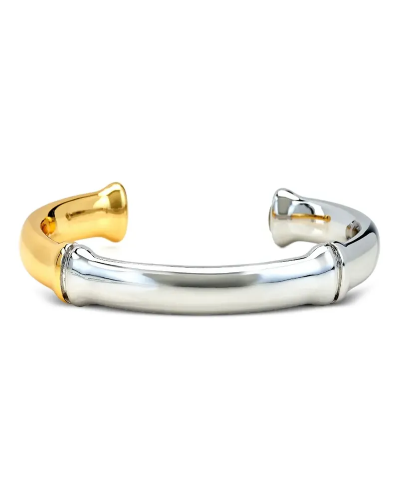 Kenneth Jay Lane Bamboo Armband - Silber Silber