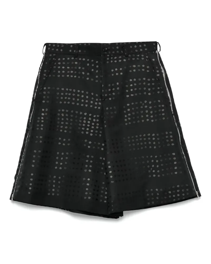Comme des Garçons Shorts mit Polka Dots - Schwarz Schwarz