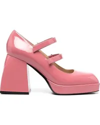 NODALETO Pumps mit Riemen Rosa