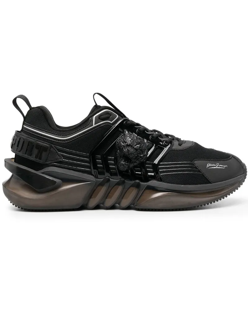 Philipp Plein Runner Tiger Sneakers - Schwarz Schwarz