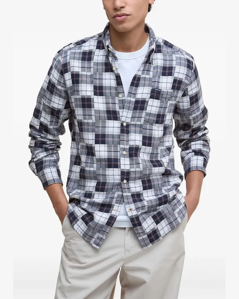 Barbour Sault checked shirt - Grau Grau