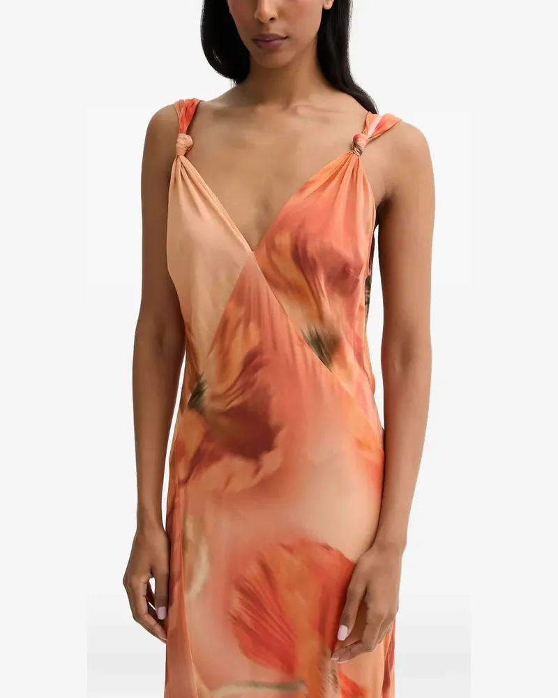 Never Fully Dressed Sofia maxi dress - Orange Orange