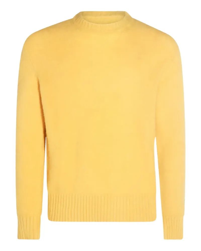 Piacenza Cashmere Pullover mit gerippten Bündchen - Gelb Gelb