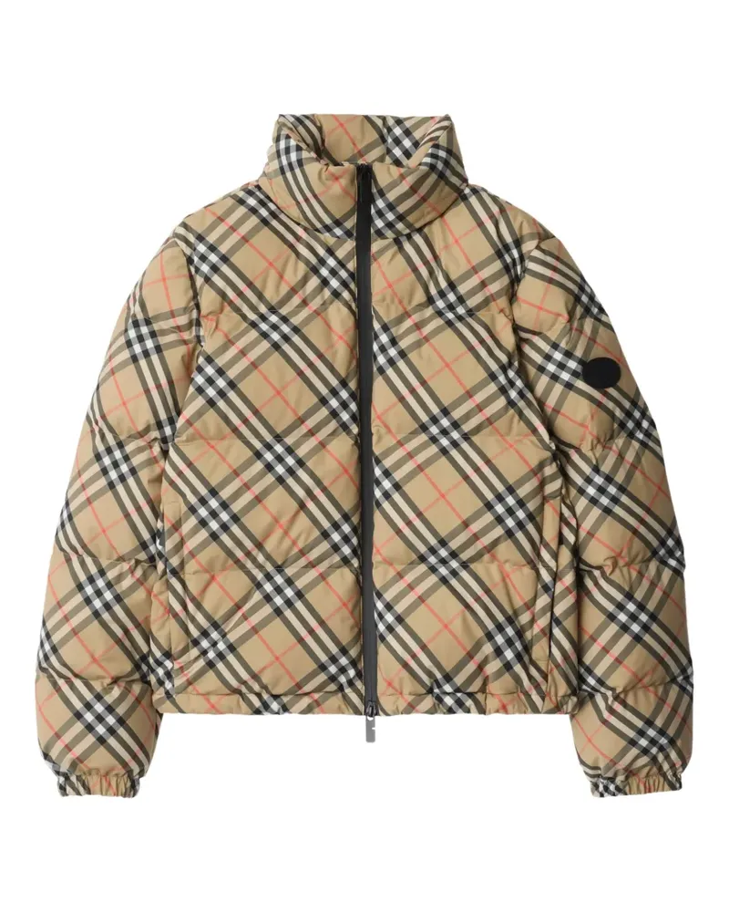 Burberry Steppjacke mit Vintage Check - Nude Nude