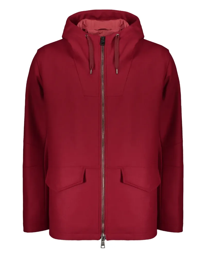Herno zip-up hooded jacket - Rot Rot