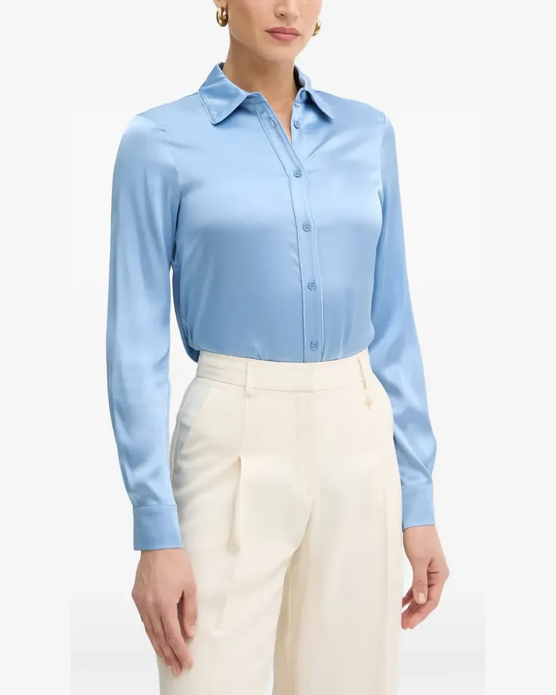Silvian Heach Hemd mit Kragen - Blau Blau