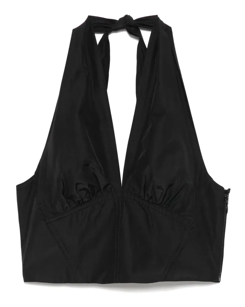 ANDAMANE Top mit Neckholder - Schwarz Schwarz