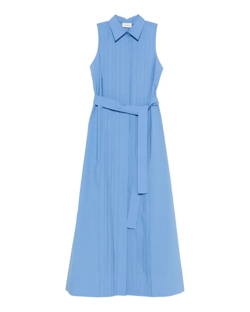 P.A.R.O.S.H. P.A.R.O H. Canyox belted maxi shirt dress - Blau Blau