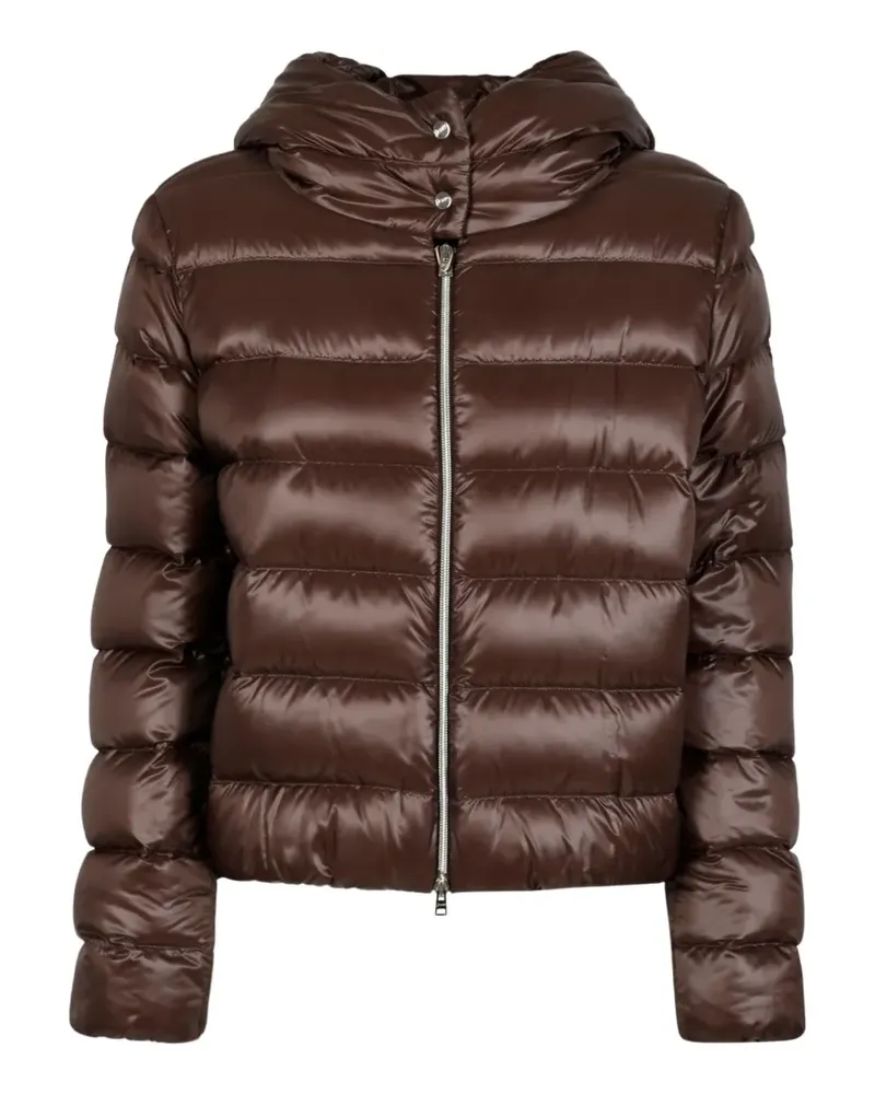 Herno quilted hooded jacket - Braun Braun