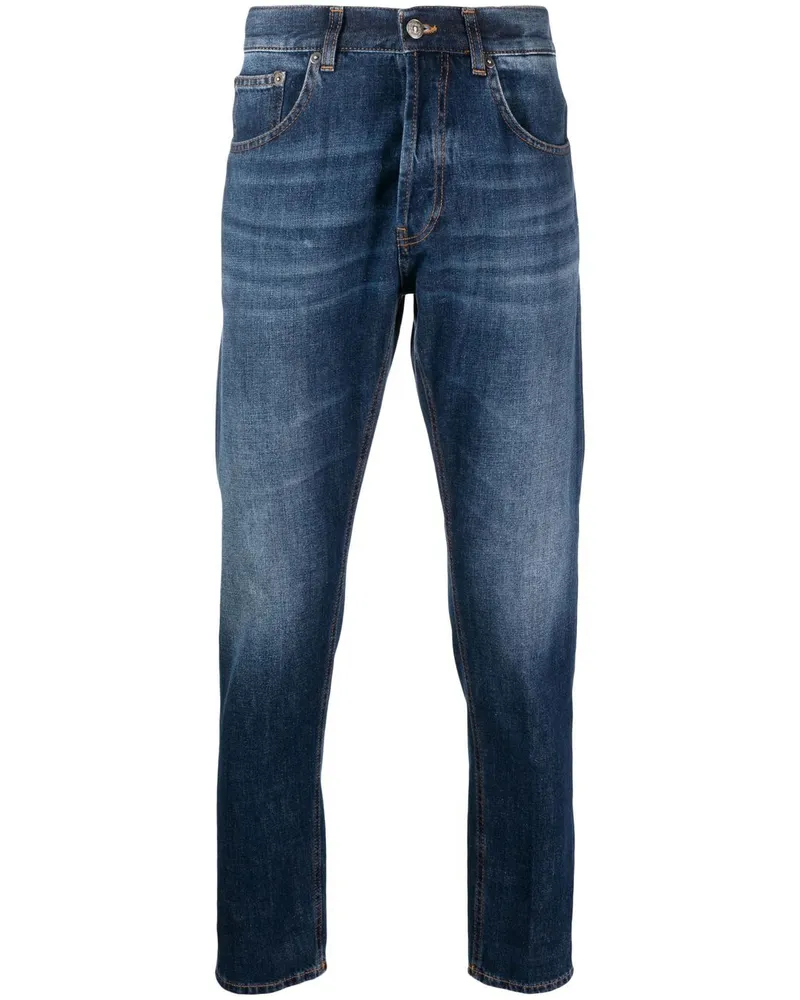 Dondup Halbhohe Jeans - Blau Blau