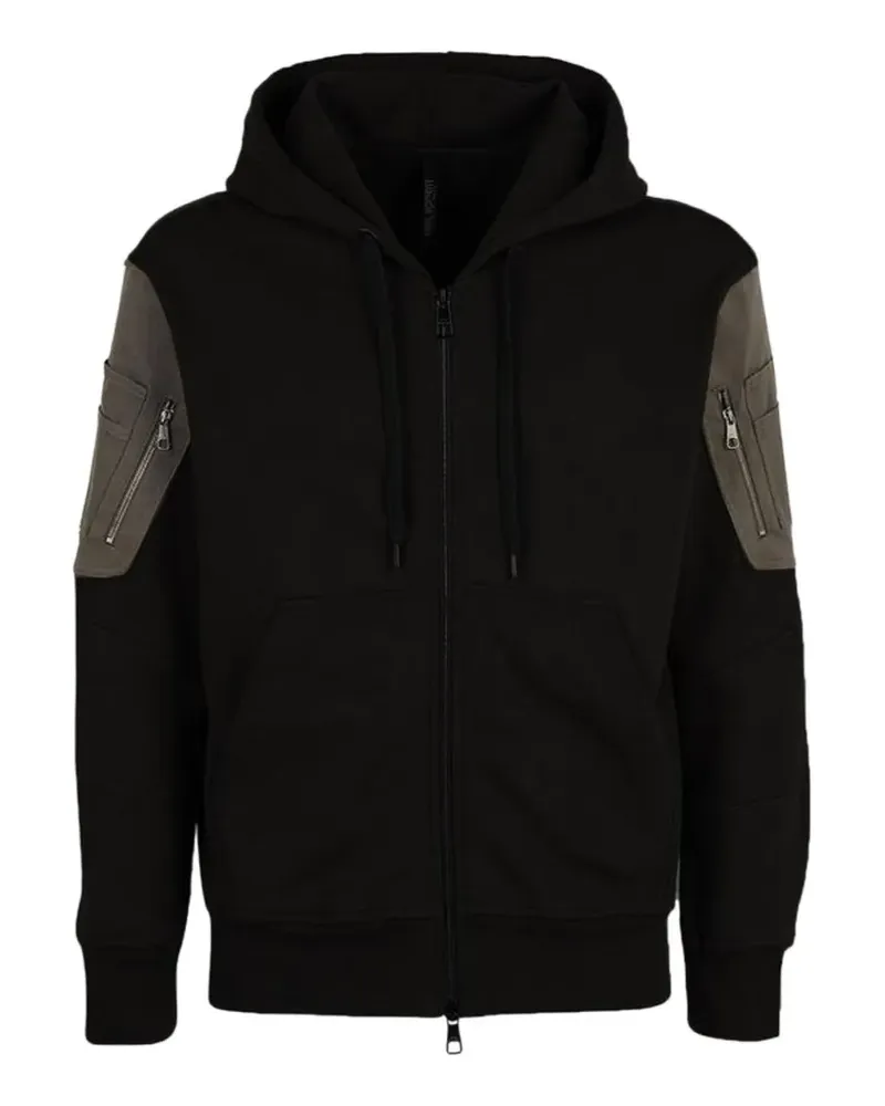 Neil Barrett zip-up hoodie - Schwarz Schwarz