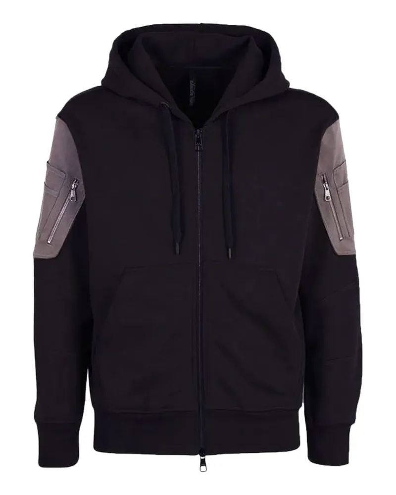 Neil Barrett zip-up hoodie - Schwarz Schwarz