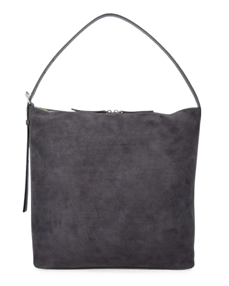 A.P.C. Vera Schultertasche mit verstellbarem Riemen - Grau Grau