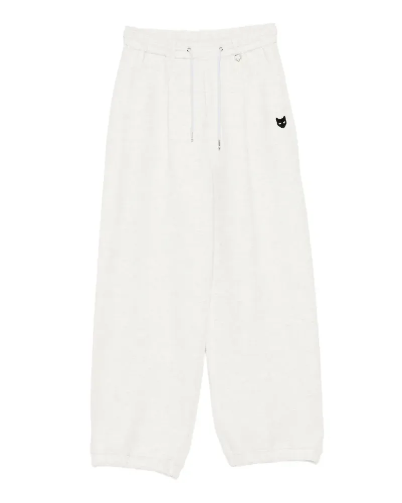 SONGZIO Jogginghose mit Panther-Patch - Grau Grau