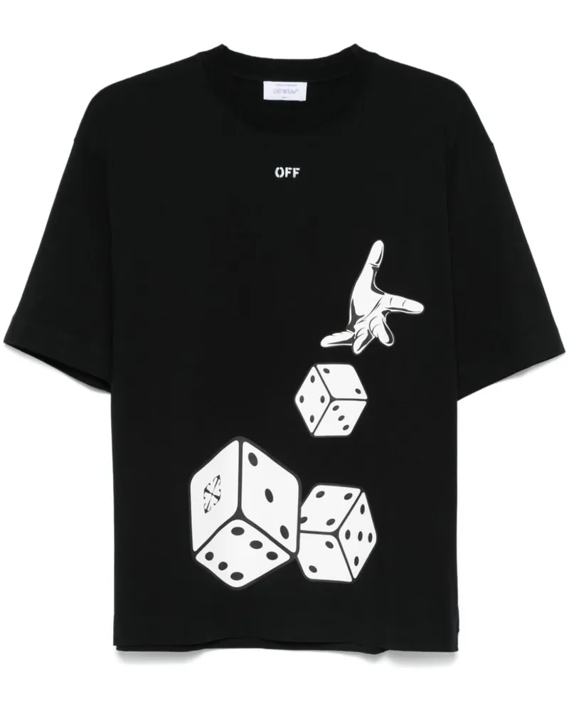 OFF-WHITE Dices Skate T-Shirt - Schwarz Schwarz