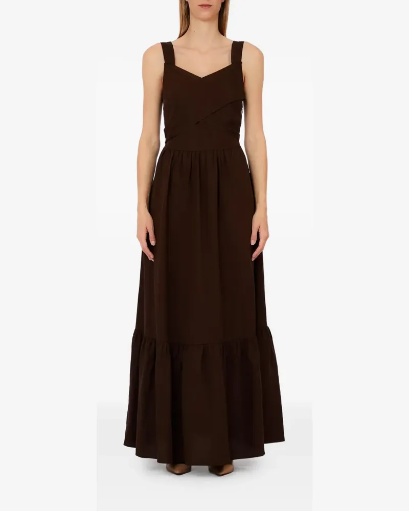 Liu Jo ruffled maxi dress - Braun Braun