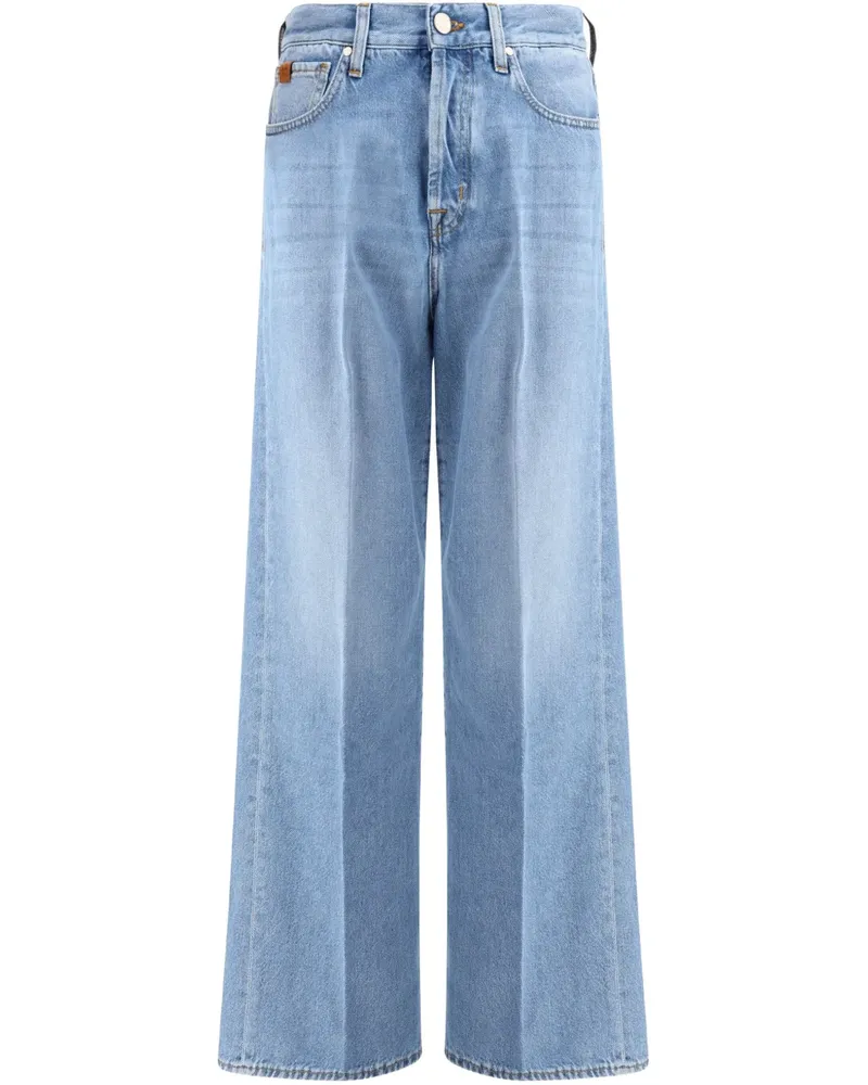 Jacob Cohën Jeans mit weitem Bein - Blau Blau