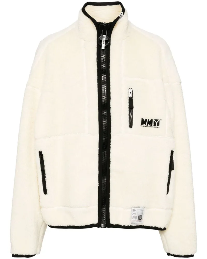 MIHARAYASUHIRO Jacke aus Faux Shearling - Nude Nude