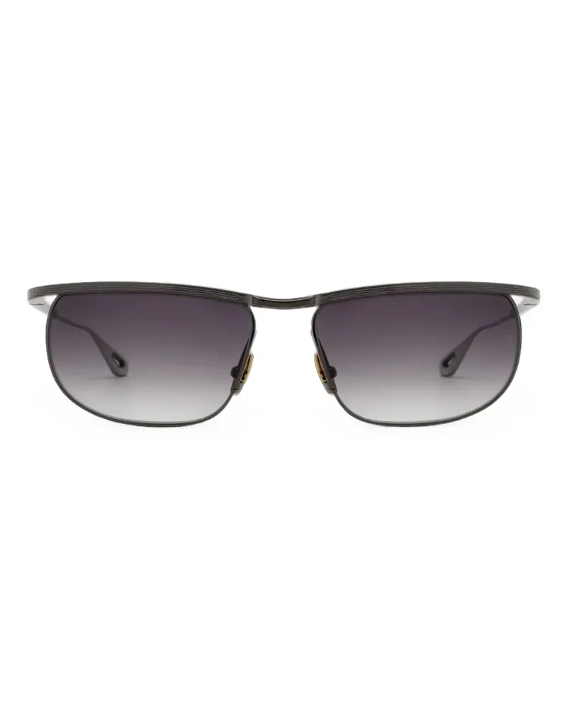 Jacques Marie Mage Melville Sonnenbrille aus Titan - Schwarz Schwarz