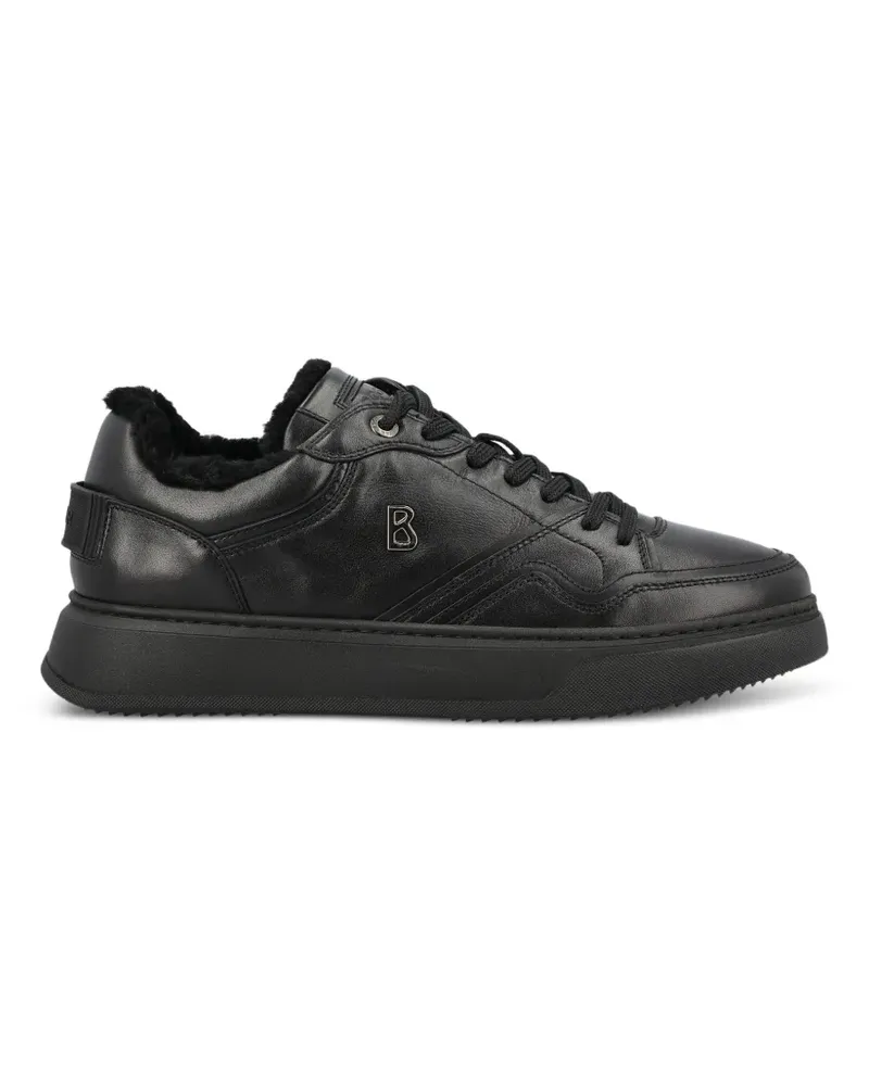 Bogner Sneakers mit Logo-Schild - Schwarz Schwarz