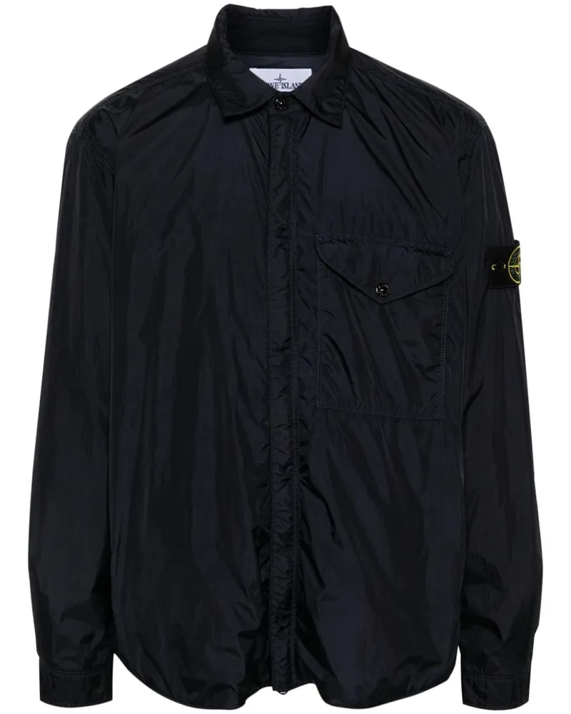 Stone Island Windfeste Jacke - Blau Blau