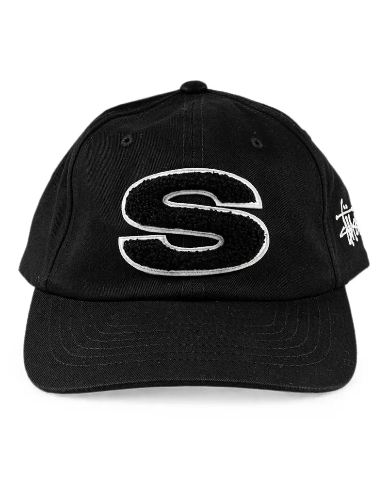 Stüssy chenille-patch Low Pro baseball cap - Schwarz Schwarz