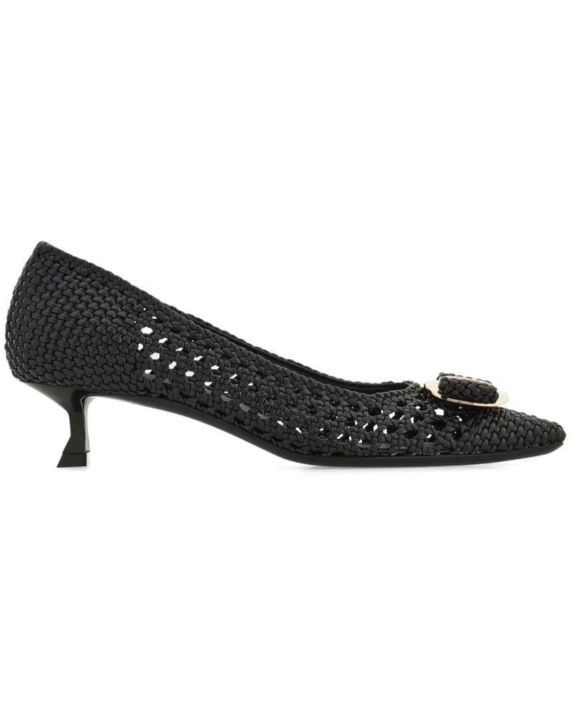 Ferragamo Vara Pumps 40mm - Schwarz Schwarz
