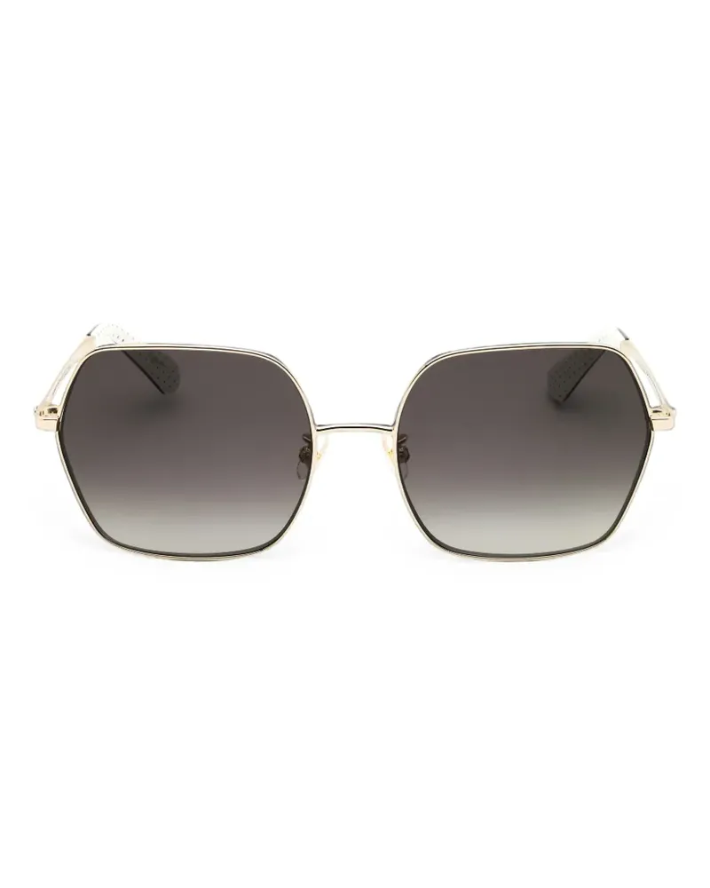 Kate Spade Geometrische Eloy Sonnenbrille - Schwarz Schwarz