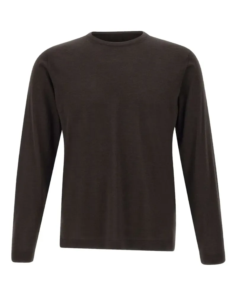 Filippo de Laurentiis long-sleeve ribbed sweater - Braun Braun