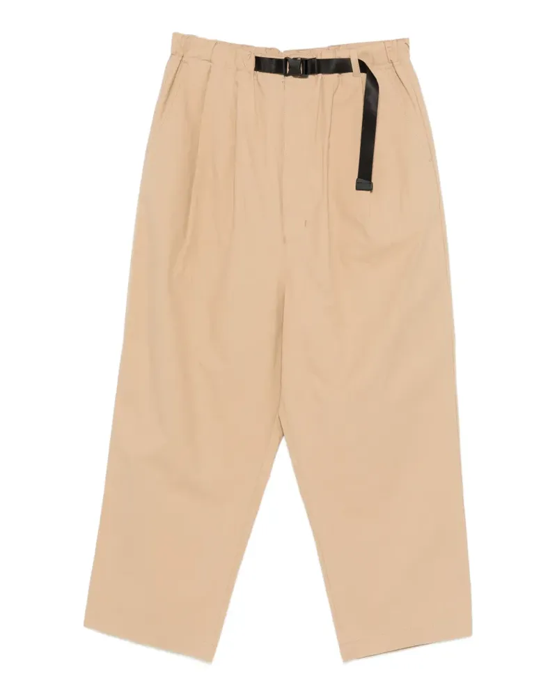 Comme des Garçons pleated belted trousers - Nude Nude