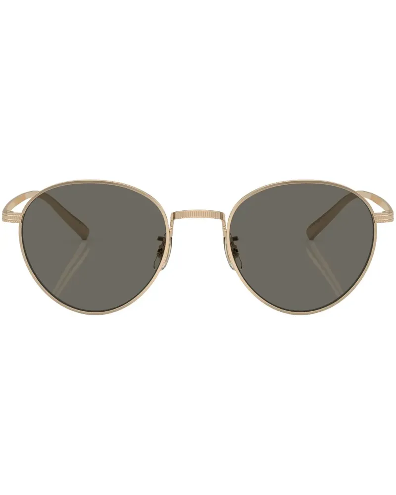 Oliver Peoples Rhydian Sonnenbrille mit rundem Gestell - Gold Gold