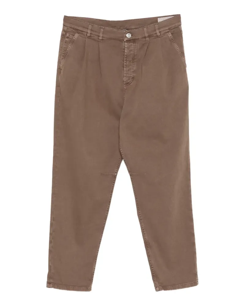 Brunello Cucinelli Plissierte Hose - Braun Braun