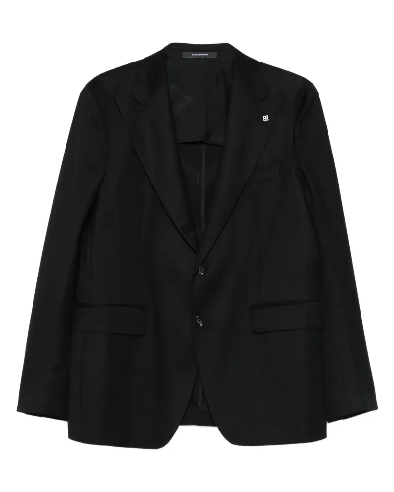 Tagliatore button pin-detail blazer - Schwarz Schwarz