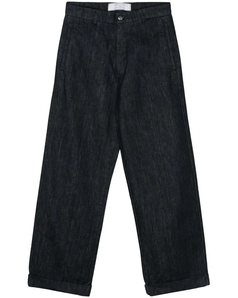 Société Anonyme Oxford-Jeans aus Baumwolle Blau