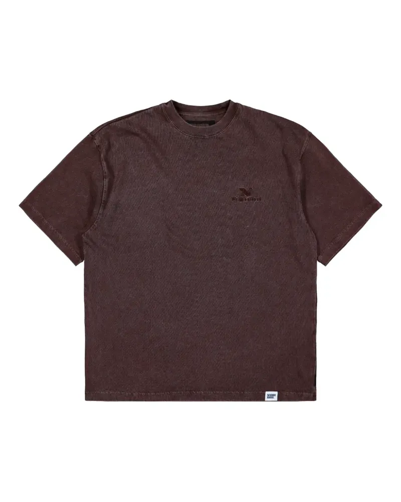 Neighborhood Pigmentgefärbtes T-Shirt - Braun Braun