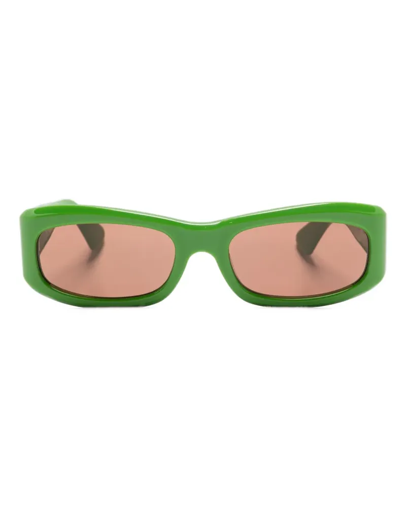 Port Tanger Sonnenbrille mit eckigem Gestell - Grün Grün