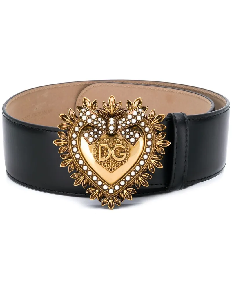 Dolce & Gabbana Devotion' Gürtel - Schwarz Schwarz