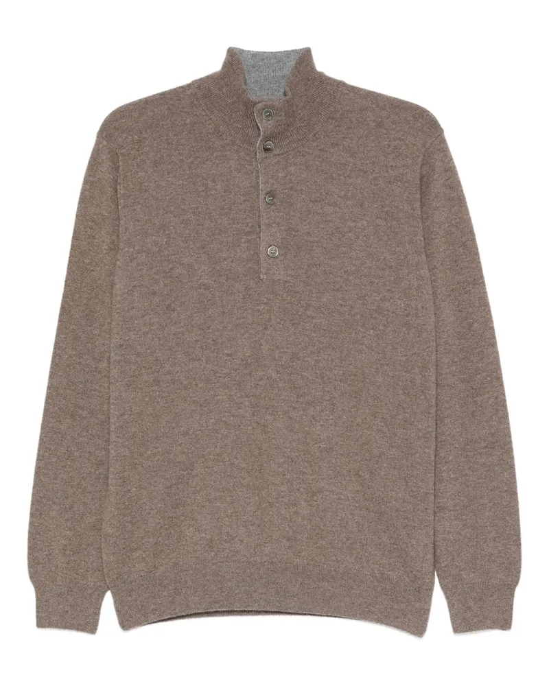 Della Ciana Klassischer Kaschmirpullover - Braun Braun