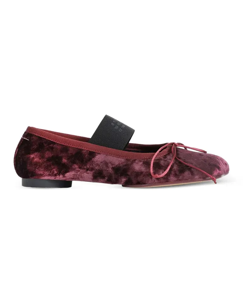 Maison Margiela Ballerinas mit elastischen Riemen - Rot Rot