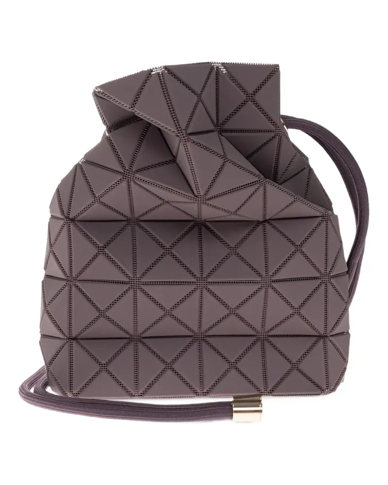 Issey Miyake small Wring Clay geometric-pattern shoulder bag - Braun Braun