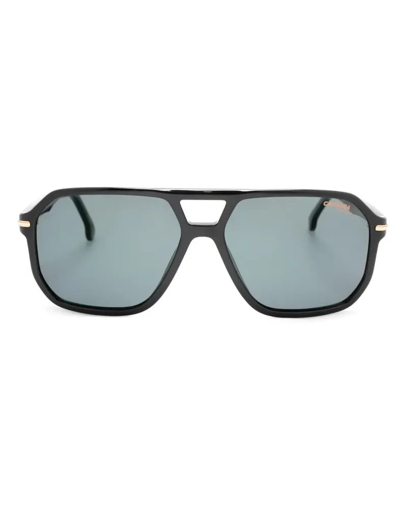 Carrera 302/S Sonnenbrille mit Oversized-Gestell - Schwarz Schwarz