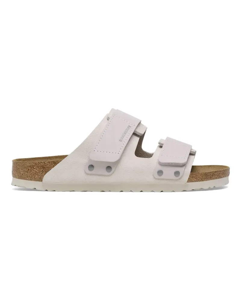 Birkenstock Uji Sandalen aus Wildleder - Weiß Weiß
