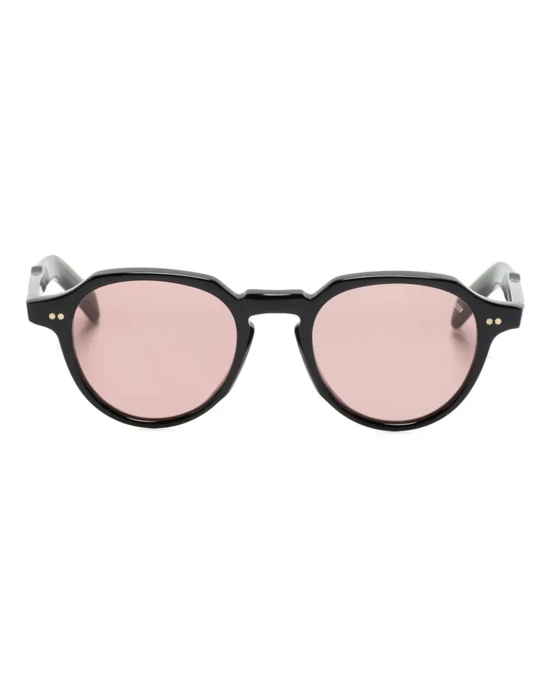 Cutler and Gross Sonnenbrille mit ovalem Gestell - Schwarz Schwarz
