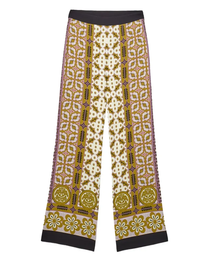 La DoubleJ Hose mit Print - Rosa Rosa