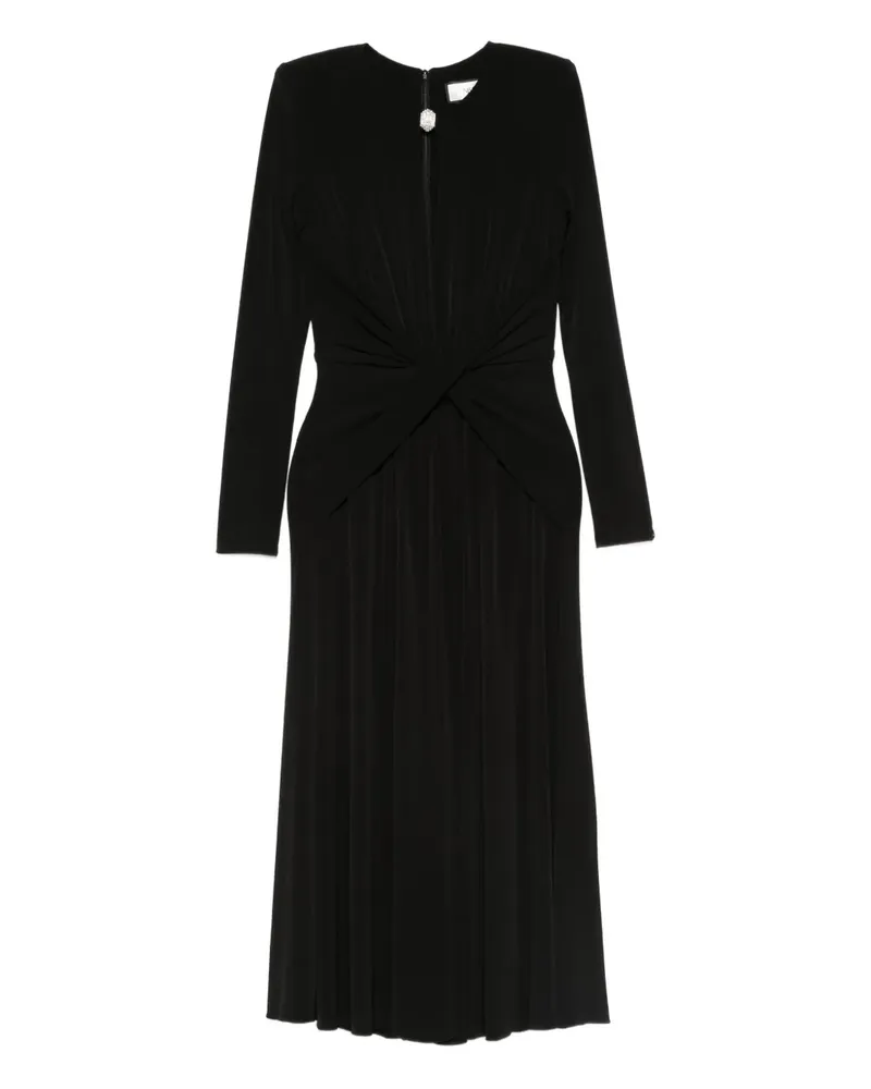 NISSA Kleid mit verdrehtem Detail - Schwarz Schwarz