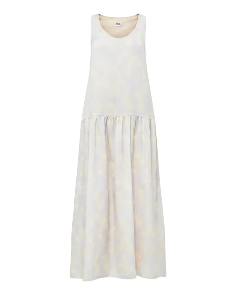 Drykorn Gestuftes Kleid mit Blumenprint - Nude Nude