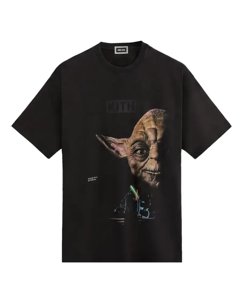 KITH x Star Wars Yoda T-Shirt - Schwarz Schwarz