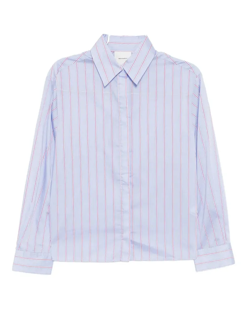 Reformation Andy shirt - Blau Blau