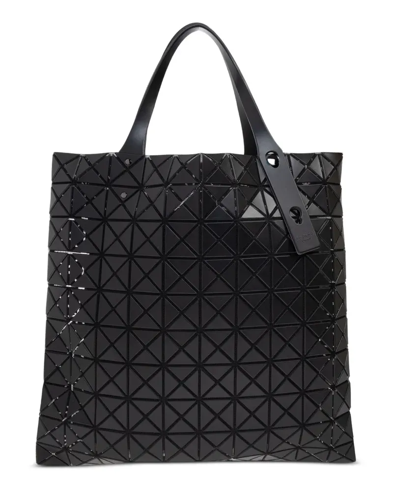 Issey Miyake Große Tote Bag mit geometrischem Muster - Schwarz Schwarz