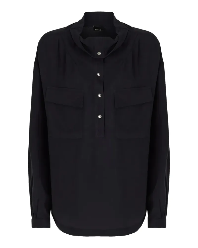 Pinko blouse with pockets and buttons - Schwarz Schwarz
